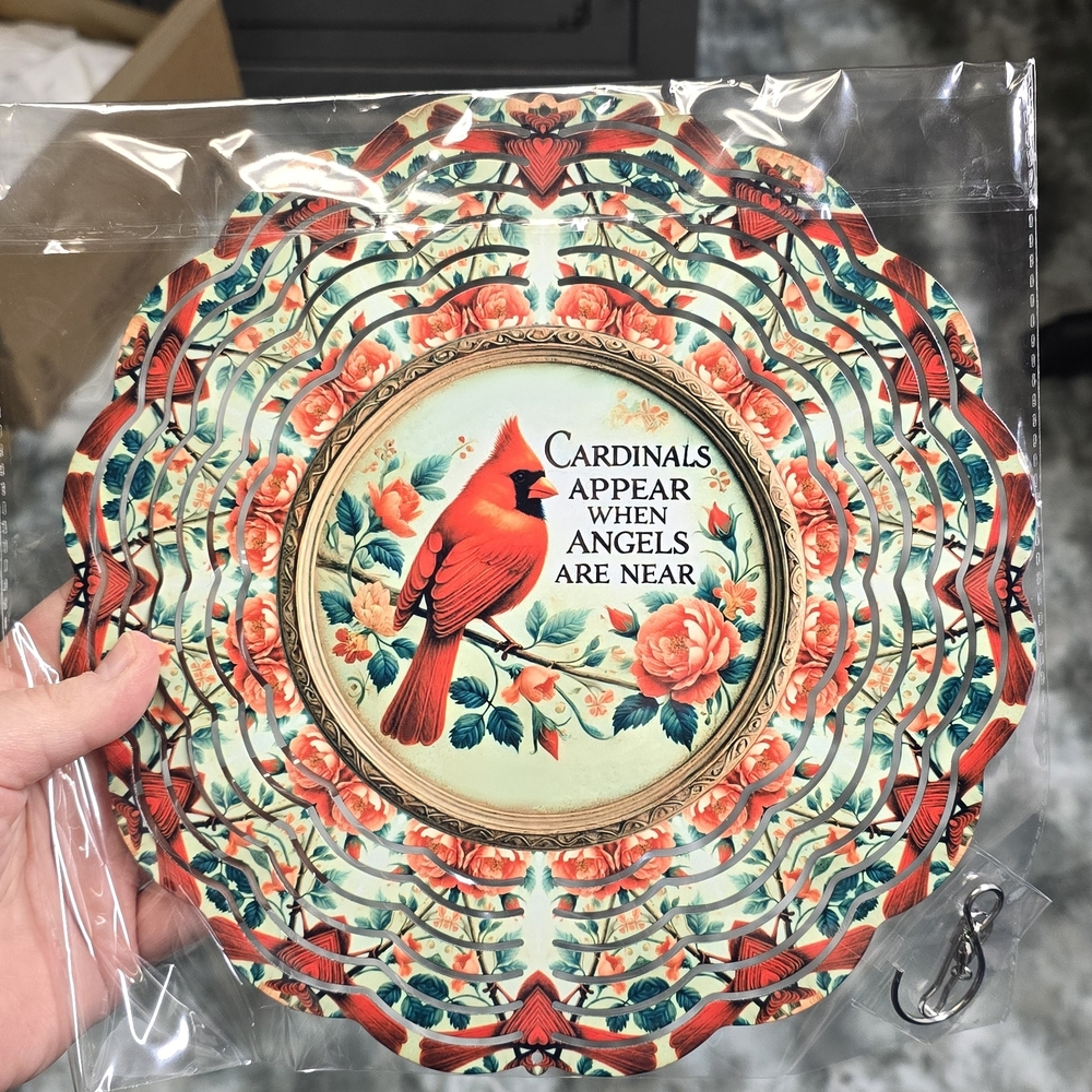 Decorative Cardinal Windspinner